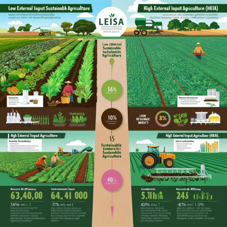 Exploring Sustainable Agriculture: LEISA vs. HEIA