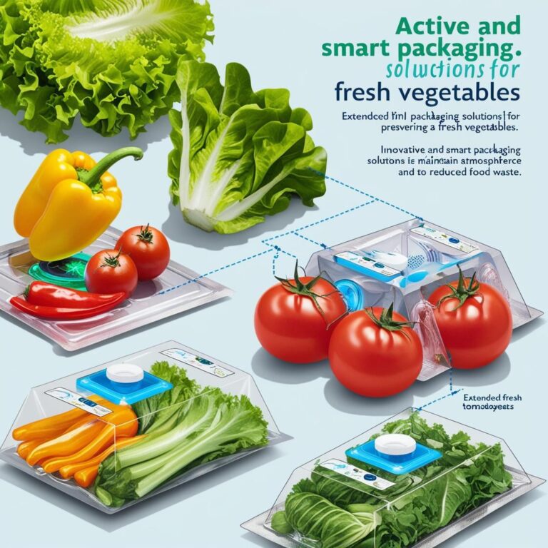 Active and Smart Packaging Techniques in Vegetables: Boosting Freshness and Shelf Life