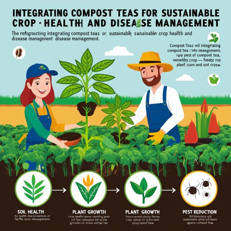 Integrating Compost Teas for Sustainable Crop Health and Disease Management: A Guide for Farmers and Agriculture Enthusiasts