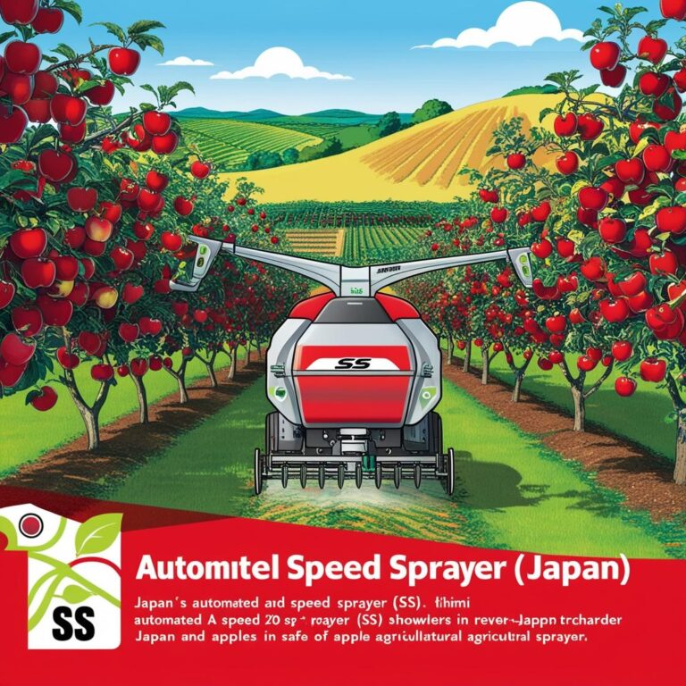 Japan’s Automated Speed Sprayer and Its Impact on Agriculture: Revolutionizing Apple Orchards